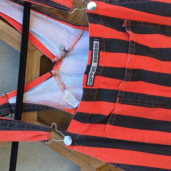 Striped Over-Alls - Picture 2 of 5